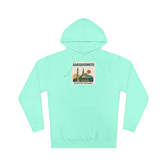 Barquisimeto Retro Skyline Hoodie — Venezuela Travel Vintage Graphic Hooded Sweatshirt