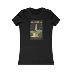 Valencia Monument Vintage Graphic Tee — Women's Travel T‑Shirt