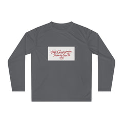 Long Sleeve Shirt — "Mi Guayoyo, Fue Na' Pa' Tí" Retro Script Performance Tee