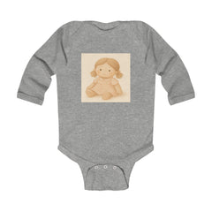 Baby Bodysuit — Vintage Soft Doll Illustration Infant Long Sleeve Onesie