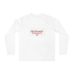 Long Sleeve Shirt — "Mi Guayoyo, Fue Na' Pa' Tí" Retro Script Performance Tee