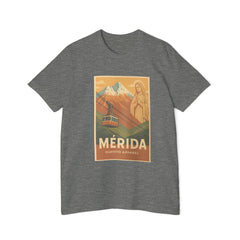 Mérida Vintage Travel T-Shirt — Cable Car & Mountain Poster Tee