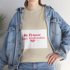 T-Shirt — "Mi Primer San Valentín" First Valentine Pink Heart