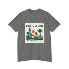 Puerto La Cruz Lighthouse T-Shirt — Retro Beach Graphic Tee by Guayoyo Apparel