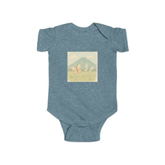 Infant Bodysuit — Pastel Mountain Butterfly Baby Onesie