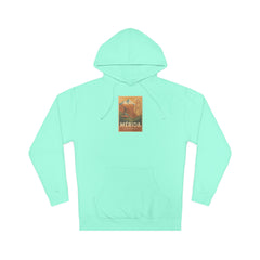 Merida Vintage Travel Hoodie — Retro Botanical Poster Sweatshirt