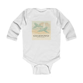 Infant Bodysuit with Vintage Airplane "Guayoyo" Print — Baby Long Sleeve Onesie