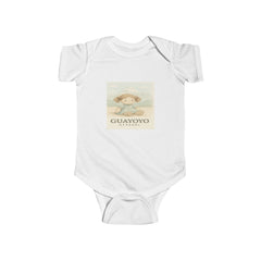 Baby Bodysuit — Cute Cartoon Sheep with 'GUAJOY0' Vintage Nursery Graphic