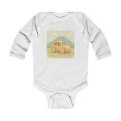 Infant Bodysuit — Cute Retro Car Baby Onesie, Vintage Road Trip Nursery Gift