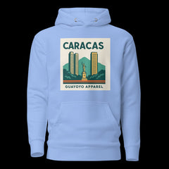 Caracas Skyline Hoodie – Guayoyo Apparel sky blue