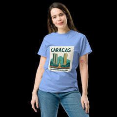 Caracas Skyline Shirt – Guayoyo Apparel Sky Blue