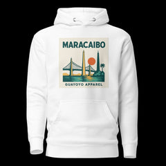 Maracaibo Skyline Hoodie – Guayoyo Apparel White