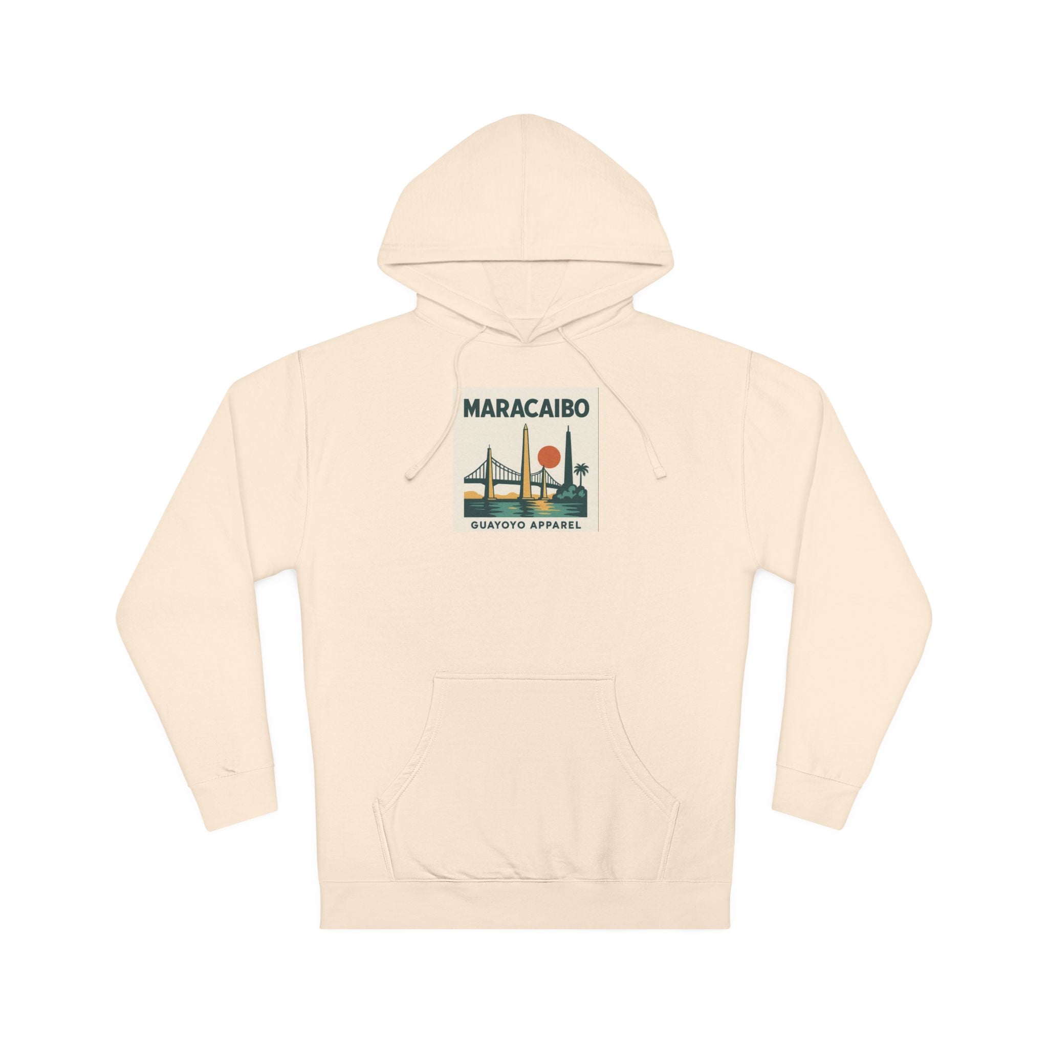 Maracaibo Vintage Travel Hoodie – Retro Sunset Bridge Graphic