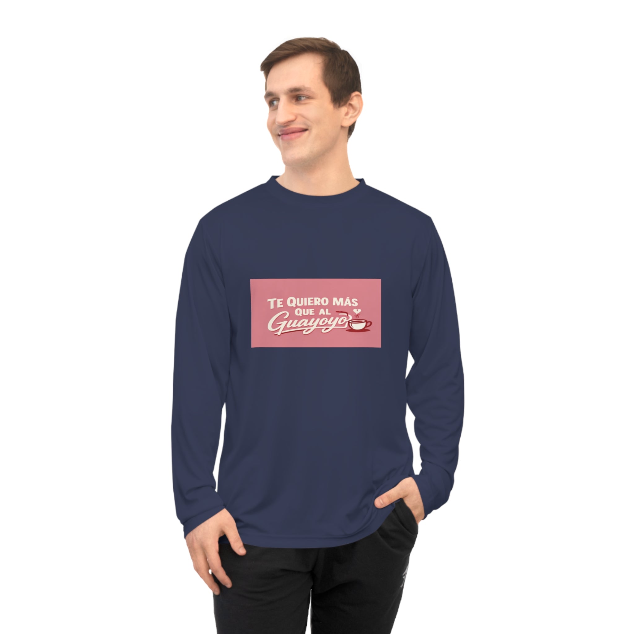 Long Sleeve Shirt — "Te Quiero Más Que al Guayoyo" Spanish Coffee Lover Tee