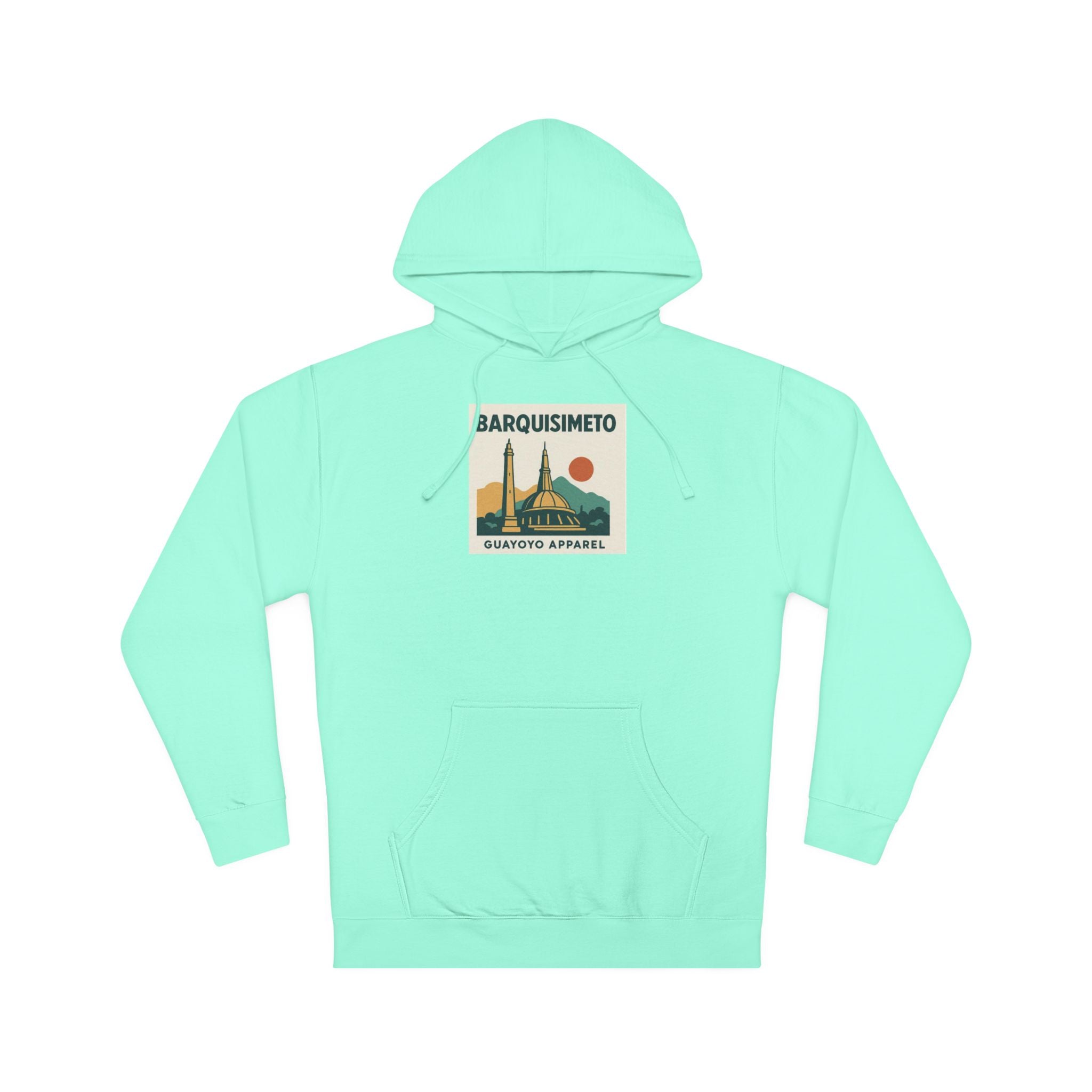 Barquisimeto Retro Skyline Hoodie — Venezuela Travel Vintage Graphic Hooded Sweatshirt