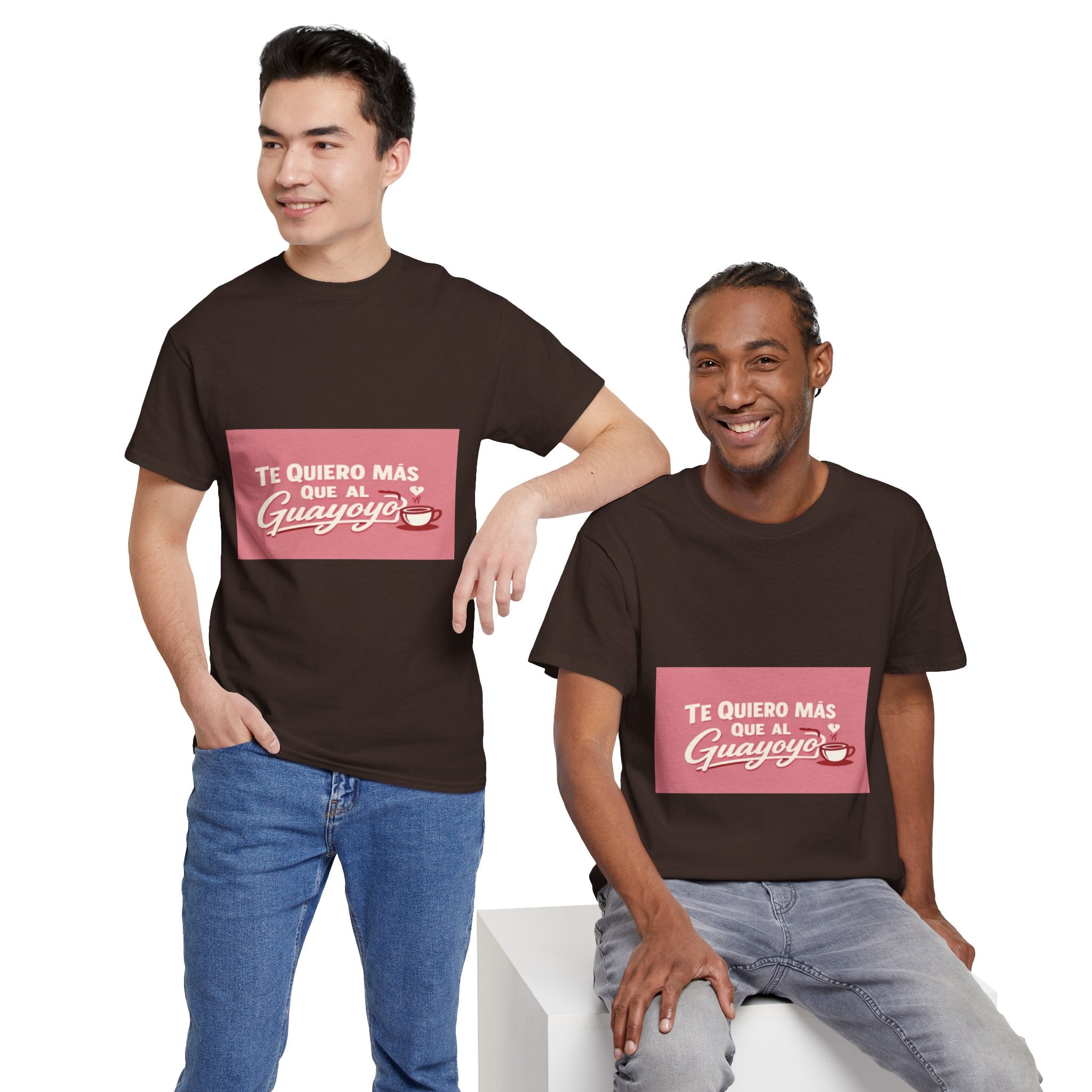 Te Quiero Más Que Al Guayoyo T-Shirt — Spanish Coffee Lover Tee