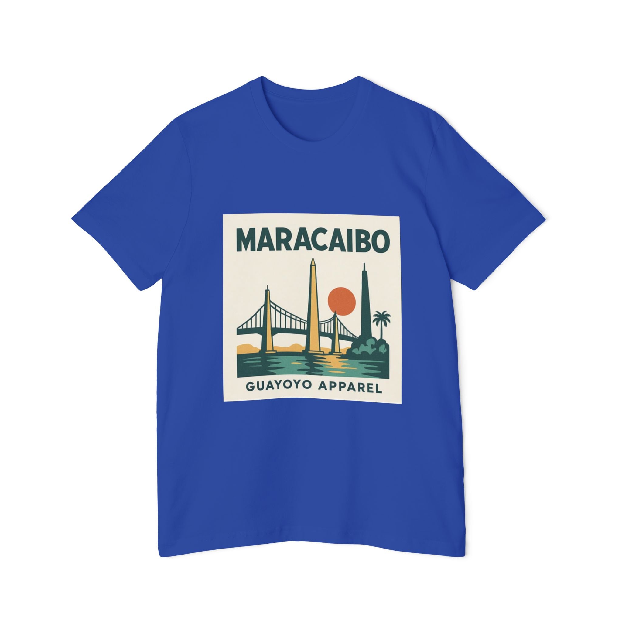 Maracaibo Retro Travel T-Shirt — Vintage Sunset Bridge Design