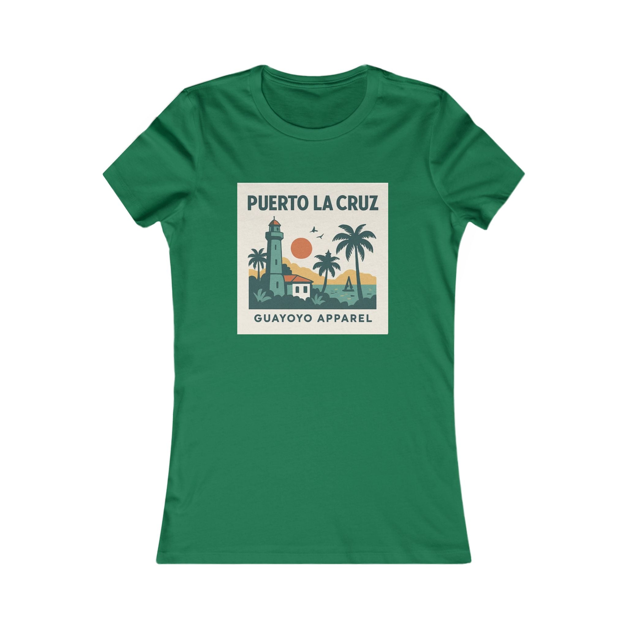 Puerto La Cruz Vintage Beach Tee — Guayoyo Apparel Women's Graphic T-Shirt