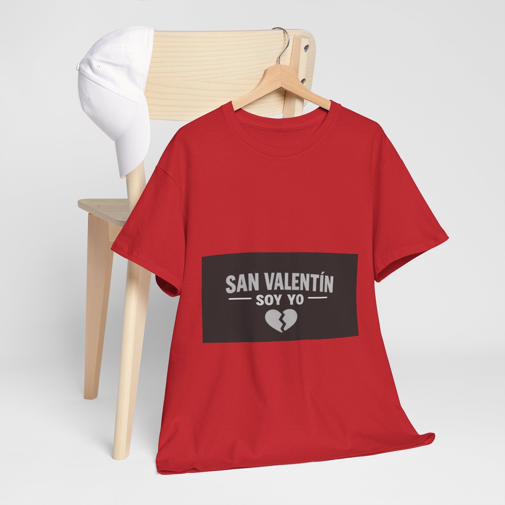 Valentine Soy Yo T-Shirt — "San Valentín Soy Yo" Broken Heart Tee