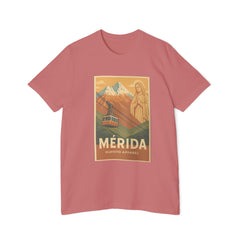 Mérida Vintage Travel T-Shirt — Cable Car & Mountain Poster Tee