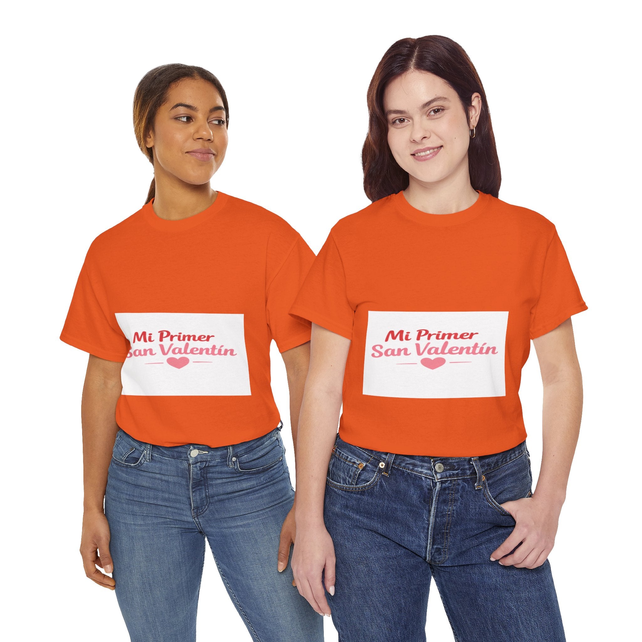 T-Shirt — "Mi Primer San Valentín"  First Valentine Pink Heart