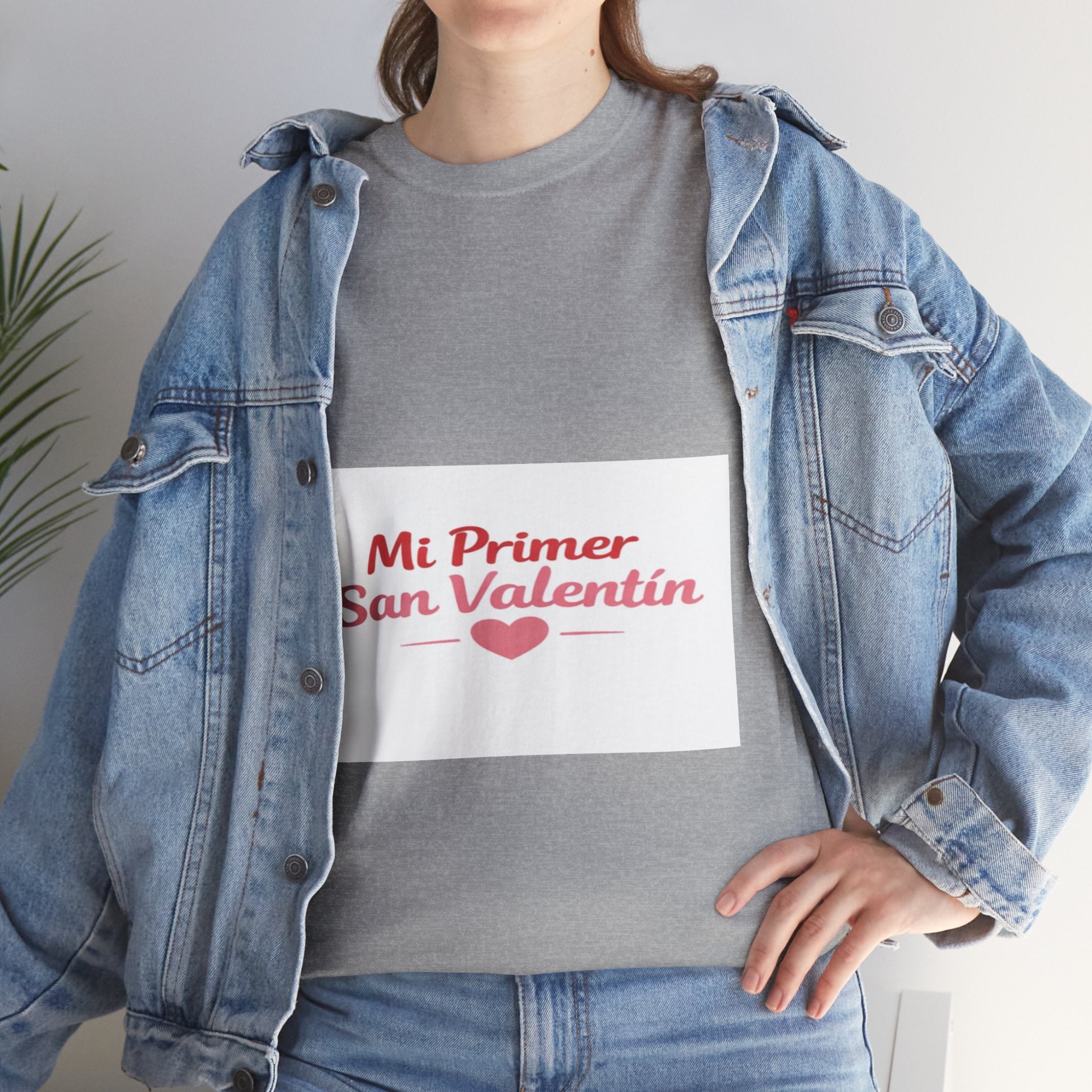 T-Shirt — "Mi Primer San Valentín"  First Valentine Pink Heart