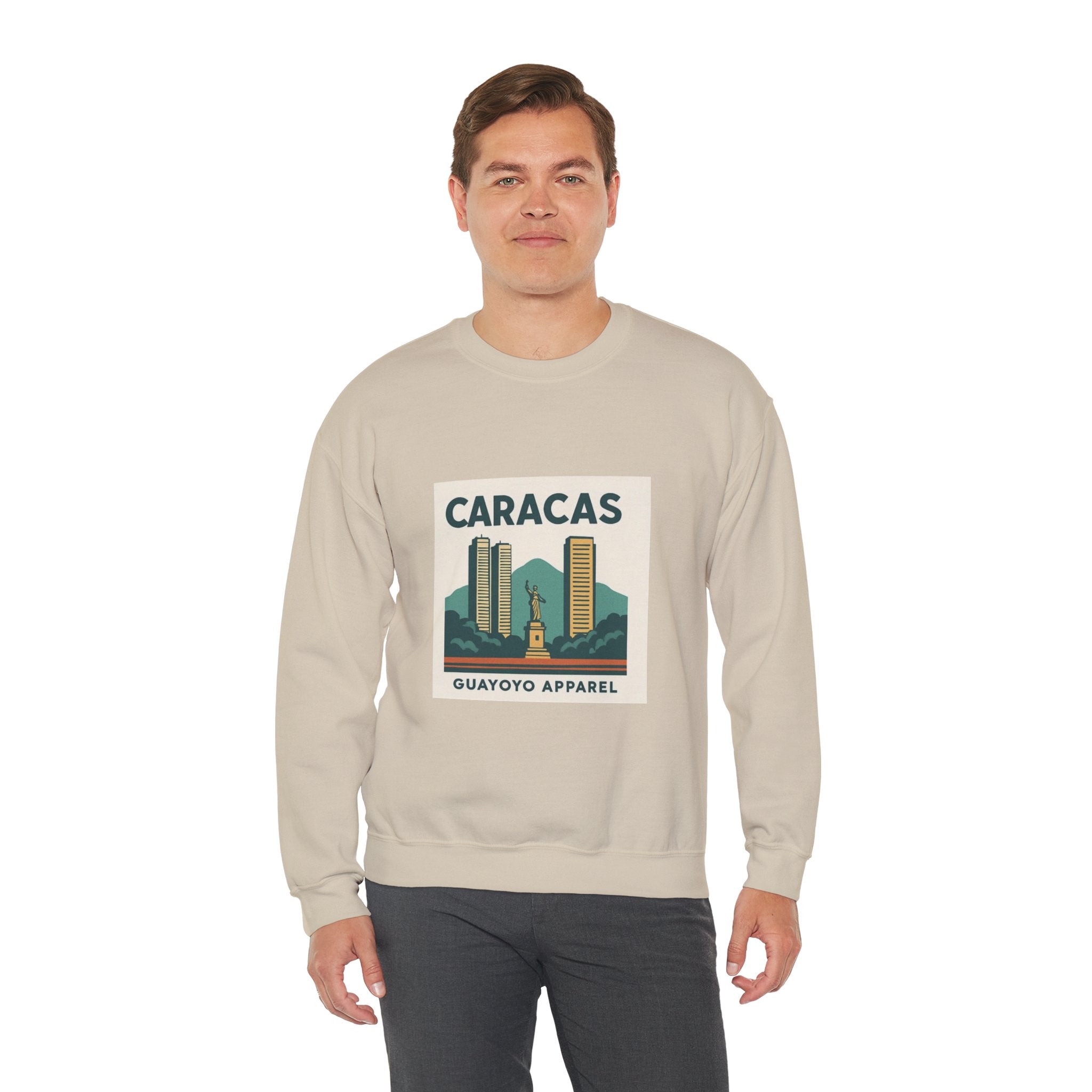 Caracas Vintage Skyline Sweatshirt — Guayoyo Apparel Crewneck