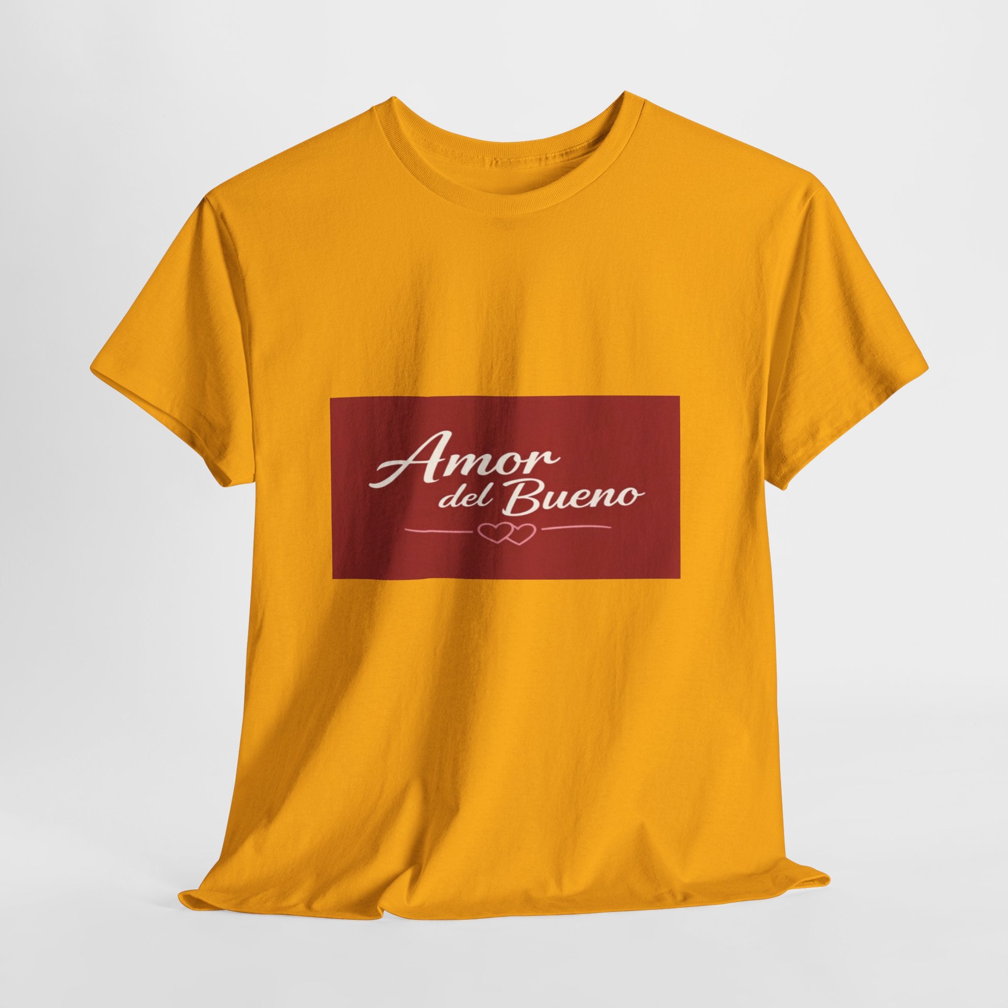 Amor del Bueno Script Tee — Romantic Spanish Love T-Shirt