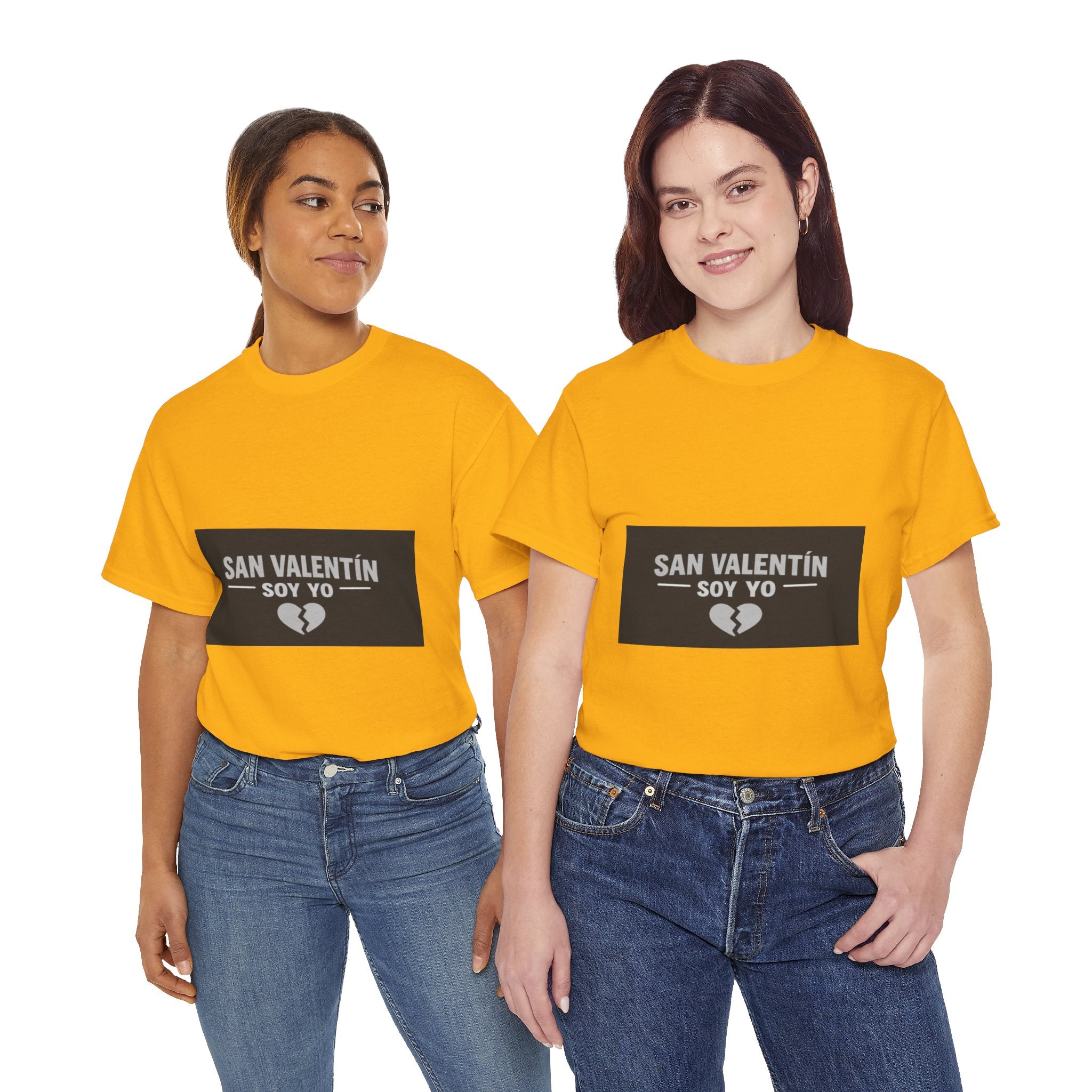 Valentine Soy Yo T-Shirt — "San Valentín Soy Yo" Broken Heart Tee