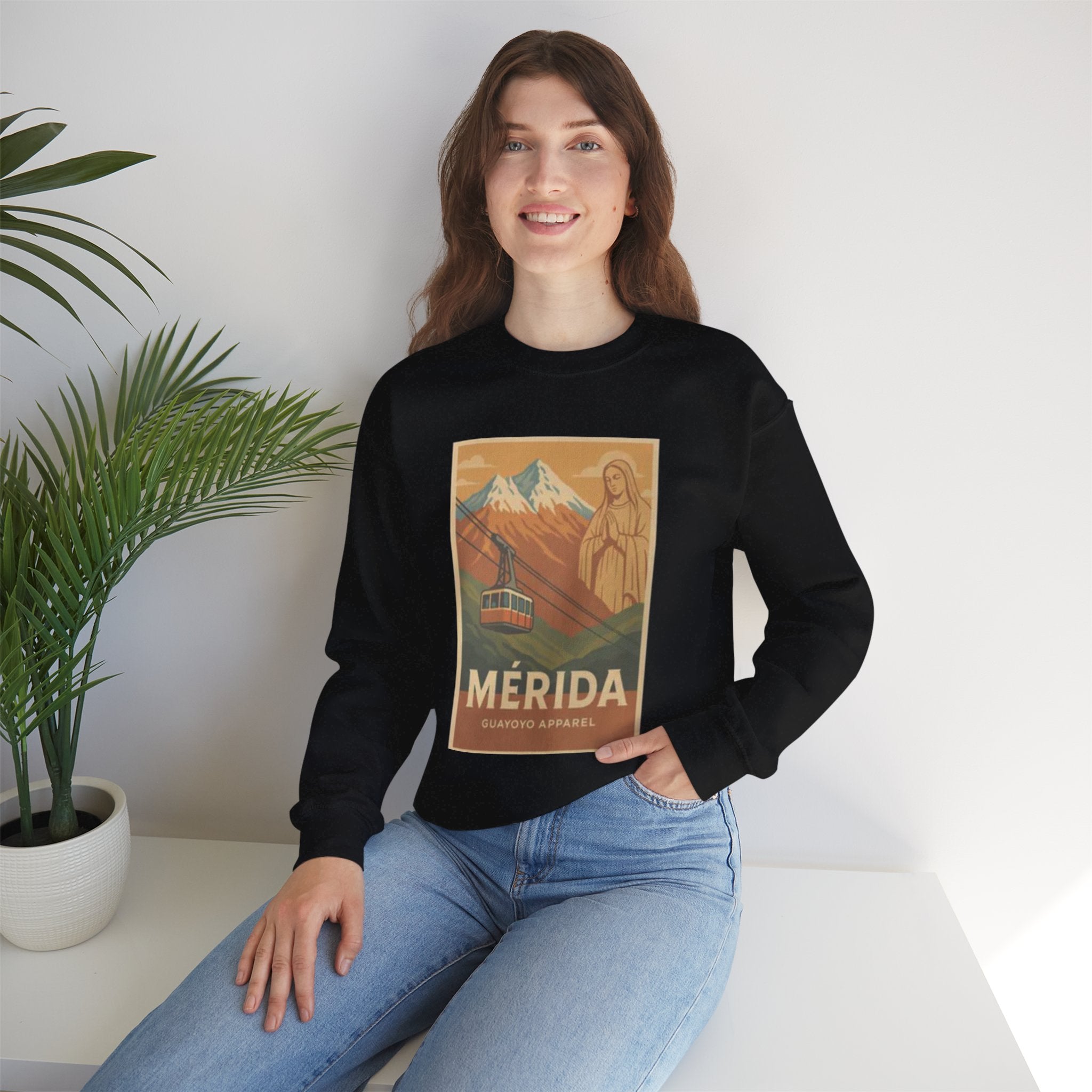 Mérida Cable Car Vintage Poster Sweatshirt