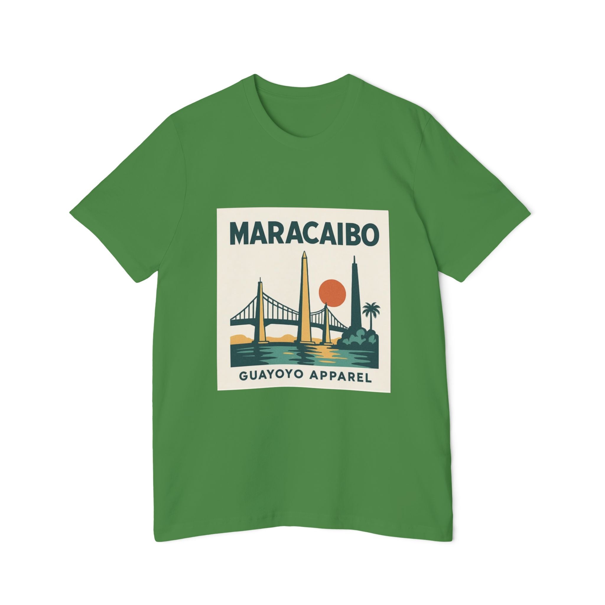 Maracaibo Retro Travel T-Shirt — Vintage Sunset Bridge Design