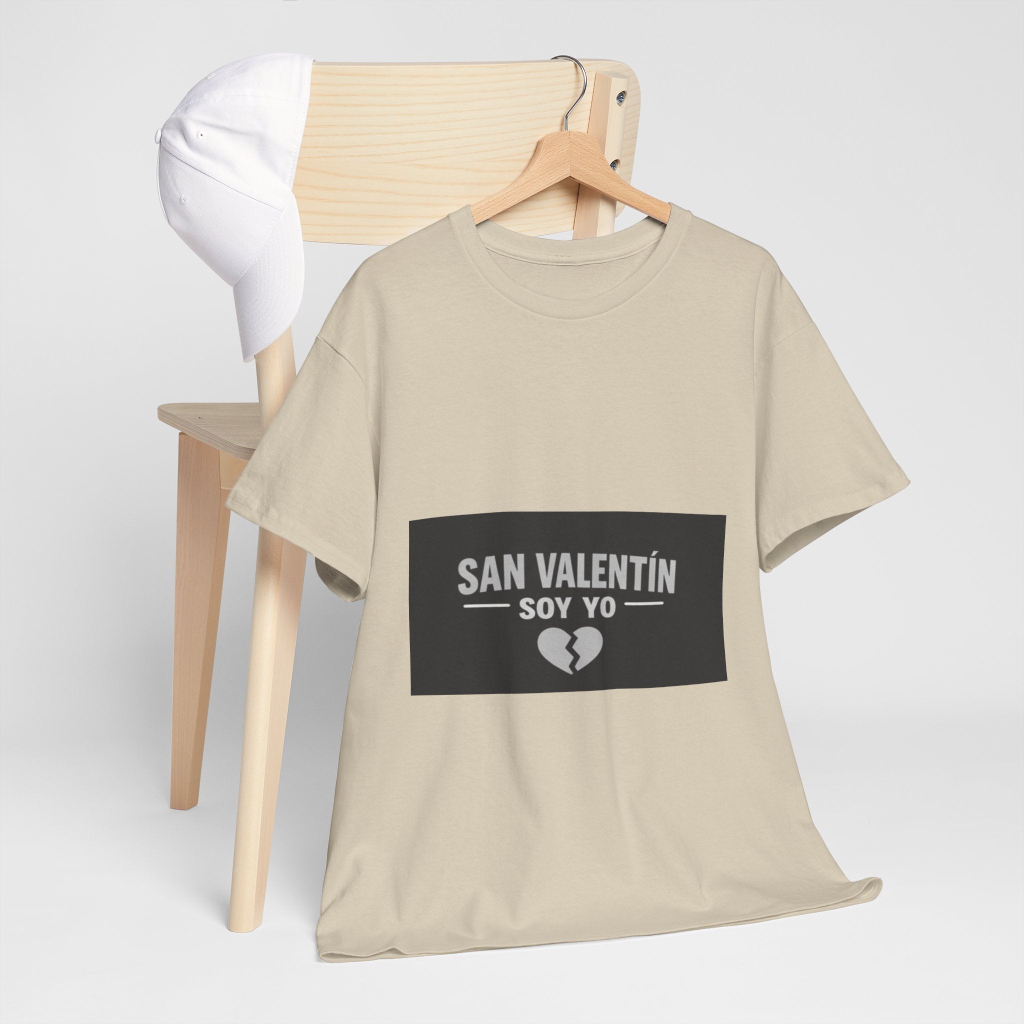 Valentine Soy Yo T-Shirt — "San Valentín Soy Yo" Broken Heart Tee