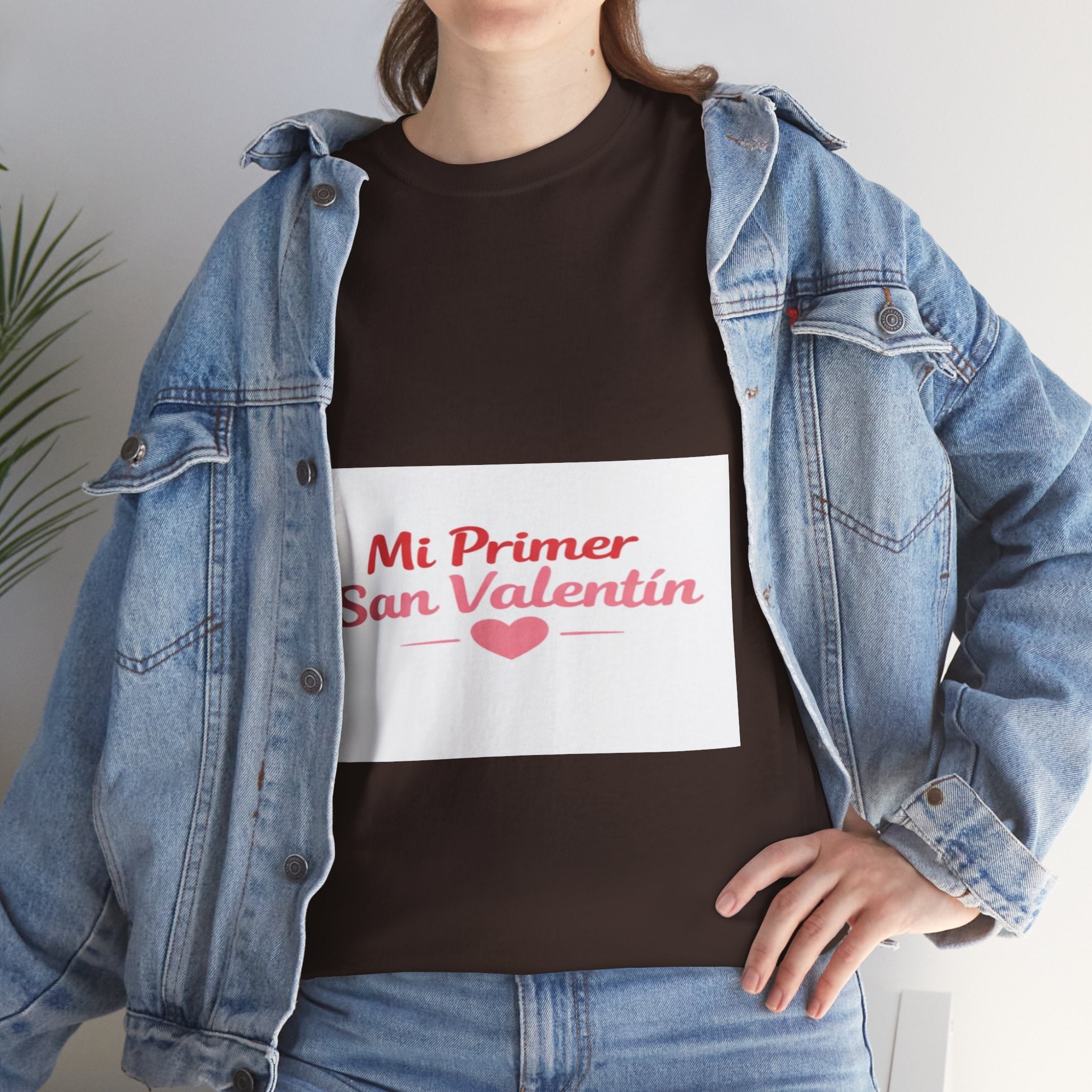 T-Shirt — "Mi Primer San Valentín"  First Valentine Pink Heart