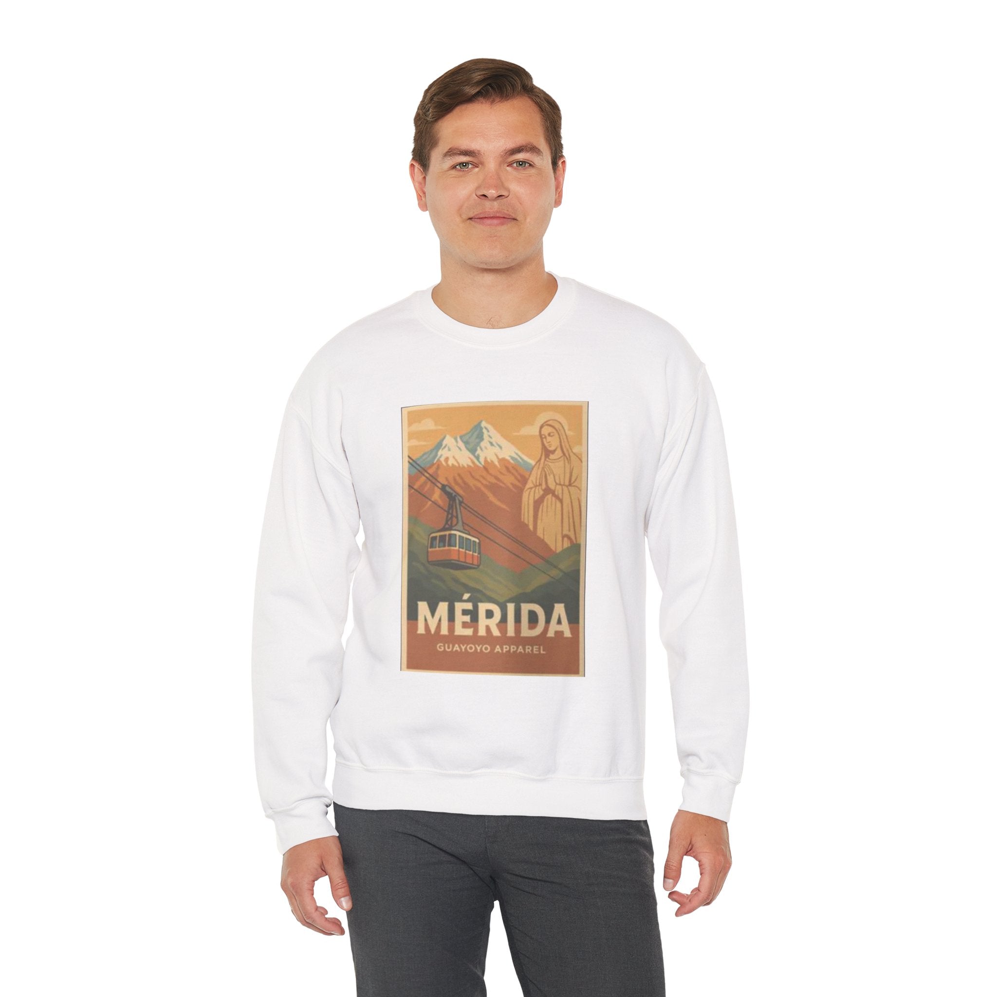 Mérida Cable Car Vintage Poster Sweatshirt