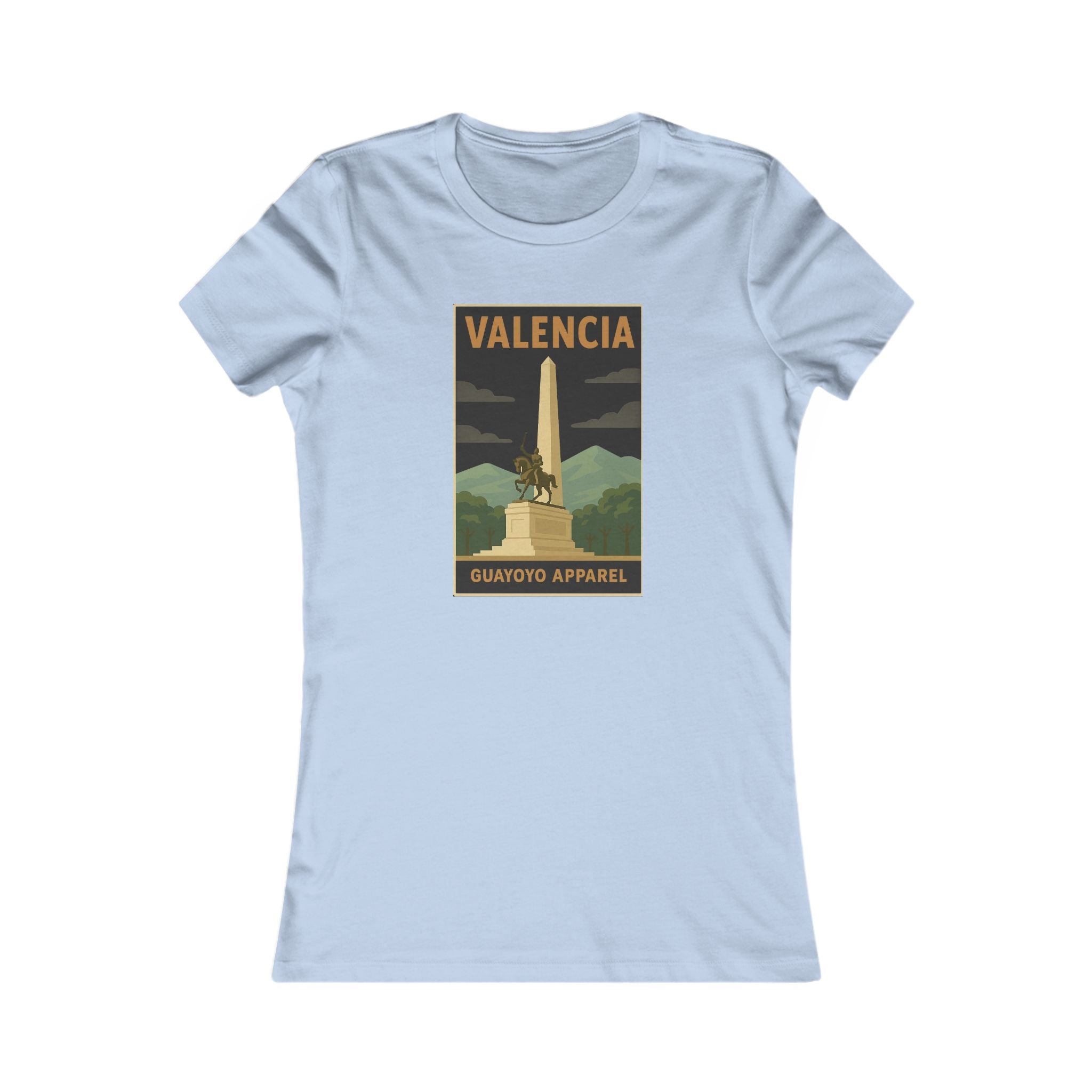 Valencia Monument Vintage Graphic Tee — Women's Travel T‑Shirt