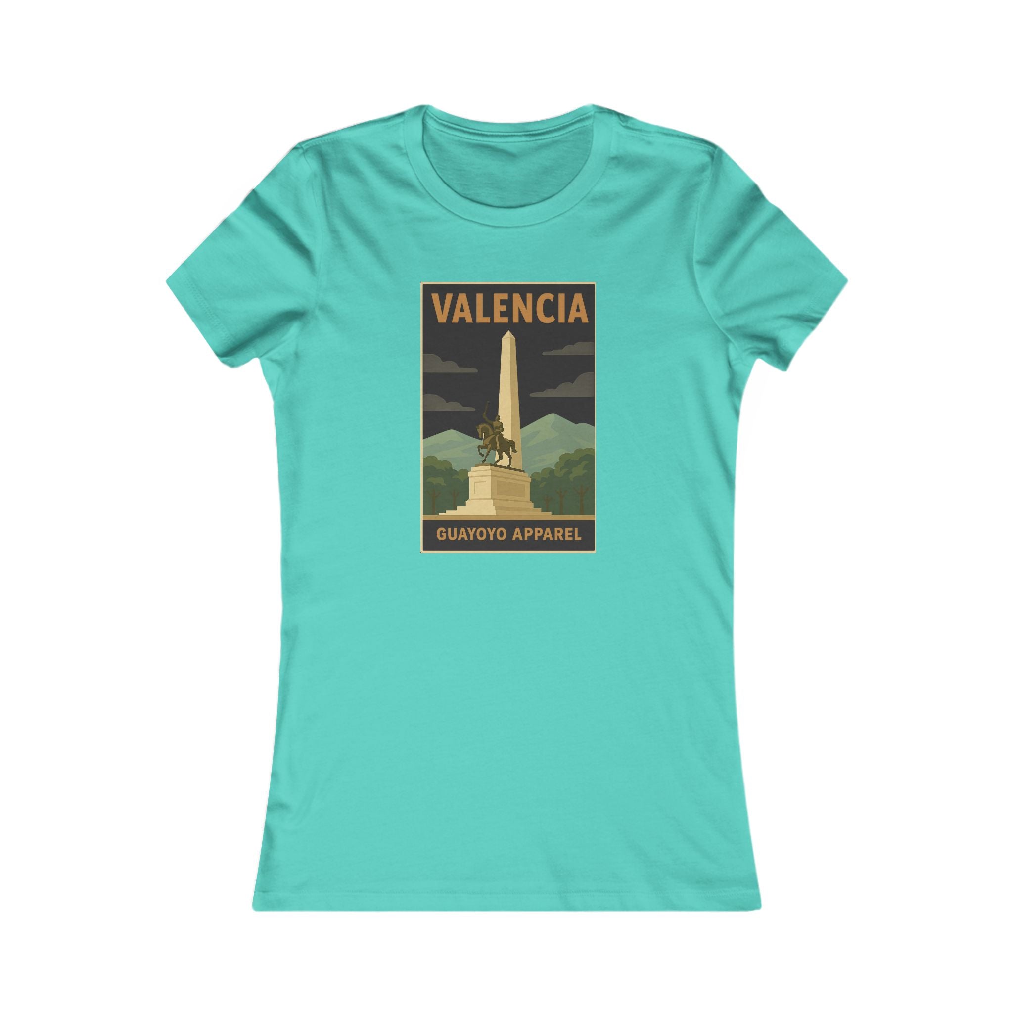 Valencia Monument Vintage Graphic Tee — Women's Travel T‑Shirt