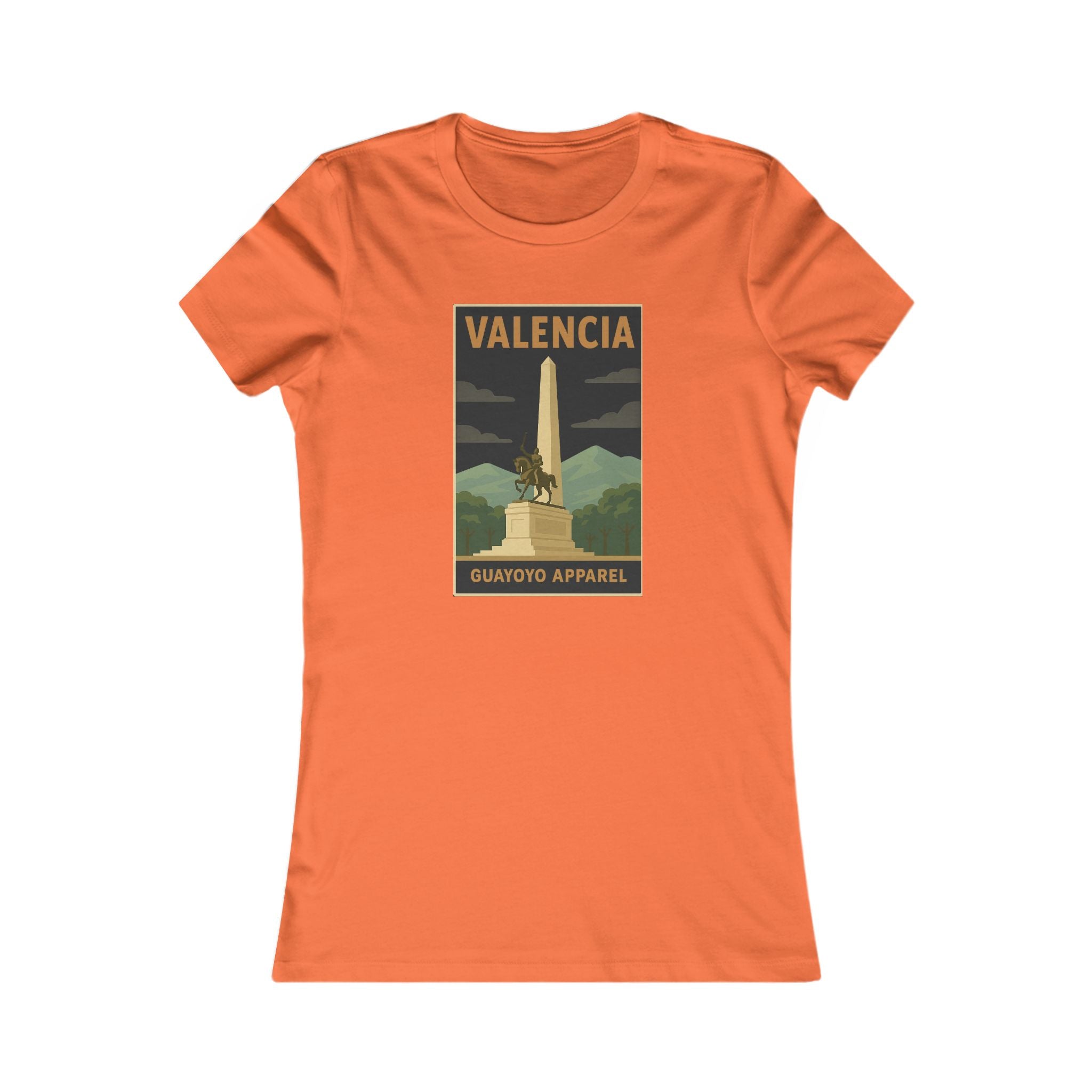 Valencia Monument Vintage Graphic Tee — Women's Travel T‑Shirt
