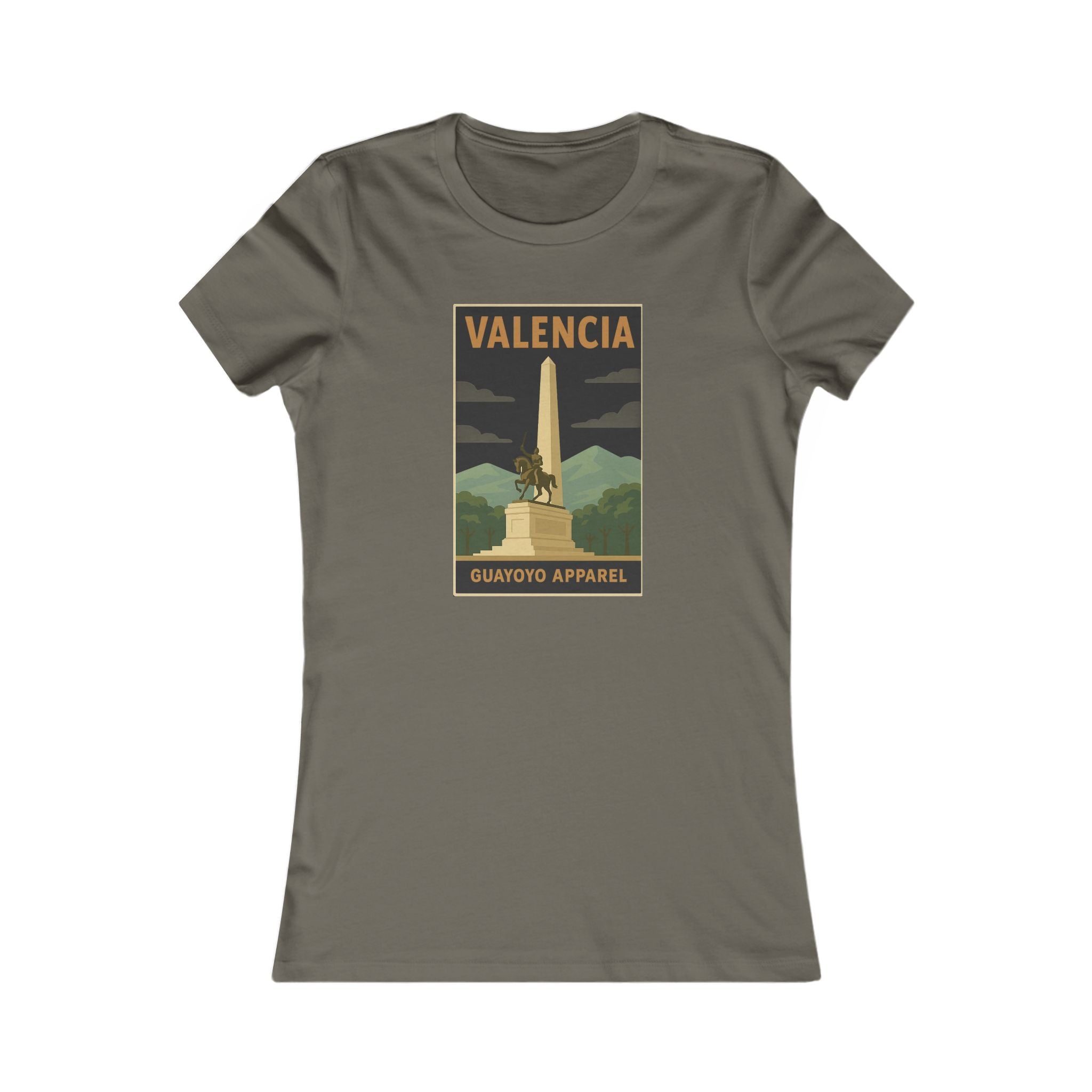 Valencia Monument Vintage Graphic Tee — Women's Travel T‑Shirt