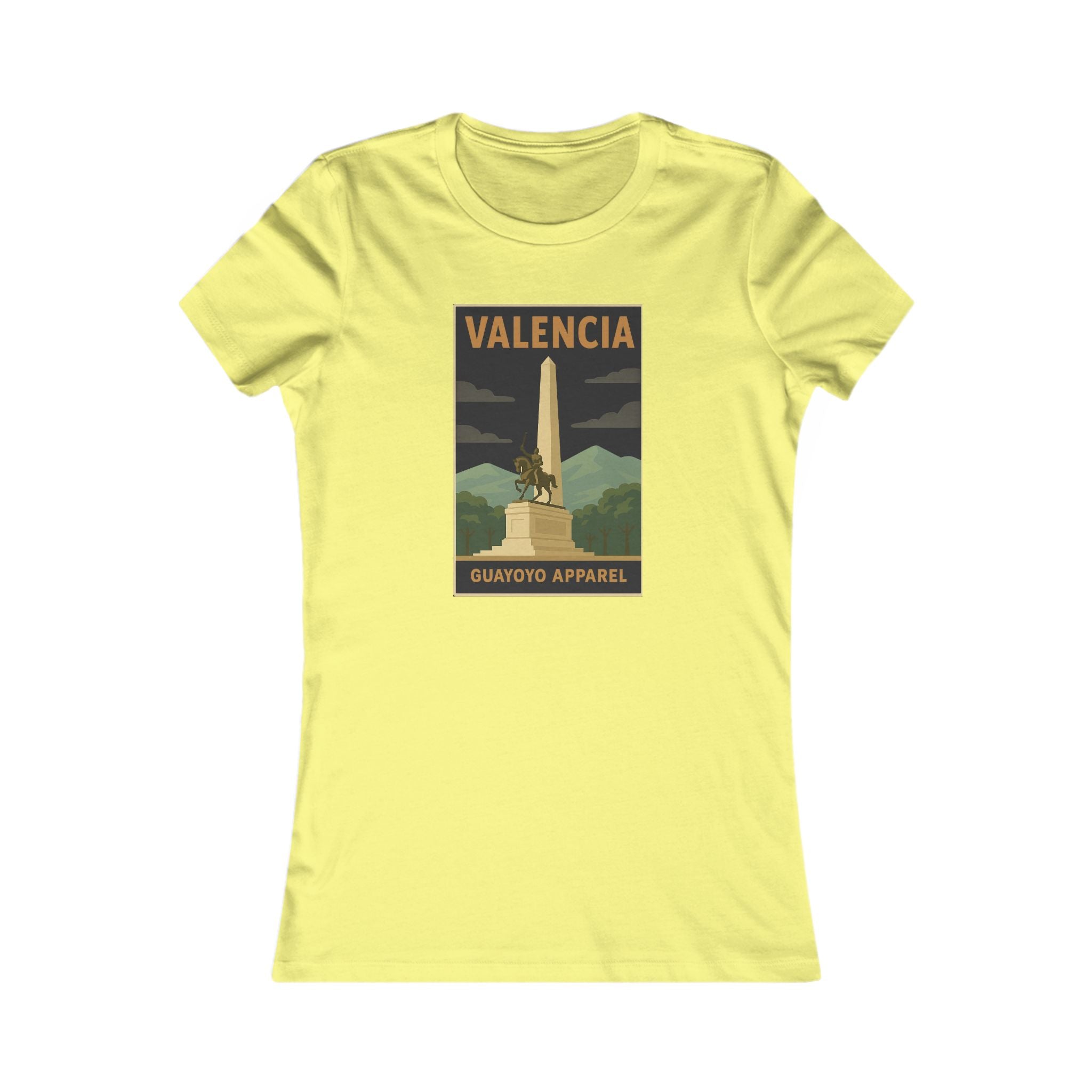 Valencia Monument Vintage Graphic Tee — Women's Travel T‑Shirt