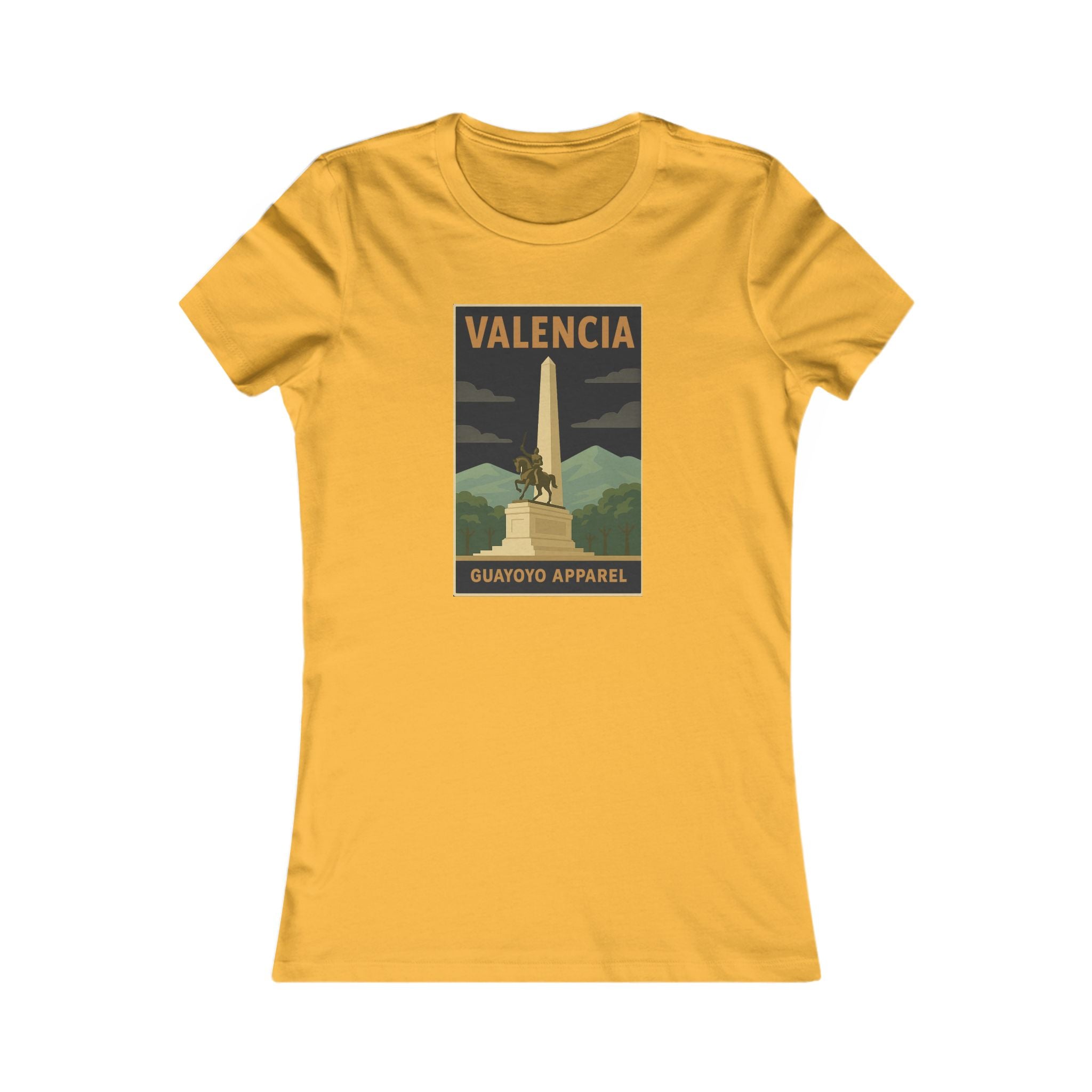Valencia Monument Vintage Graphic Tee — Women's Travel T‑Shirt