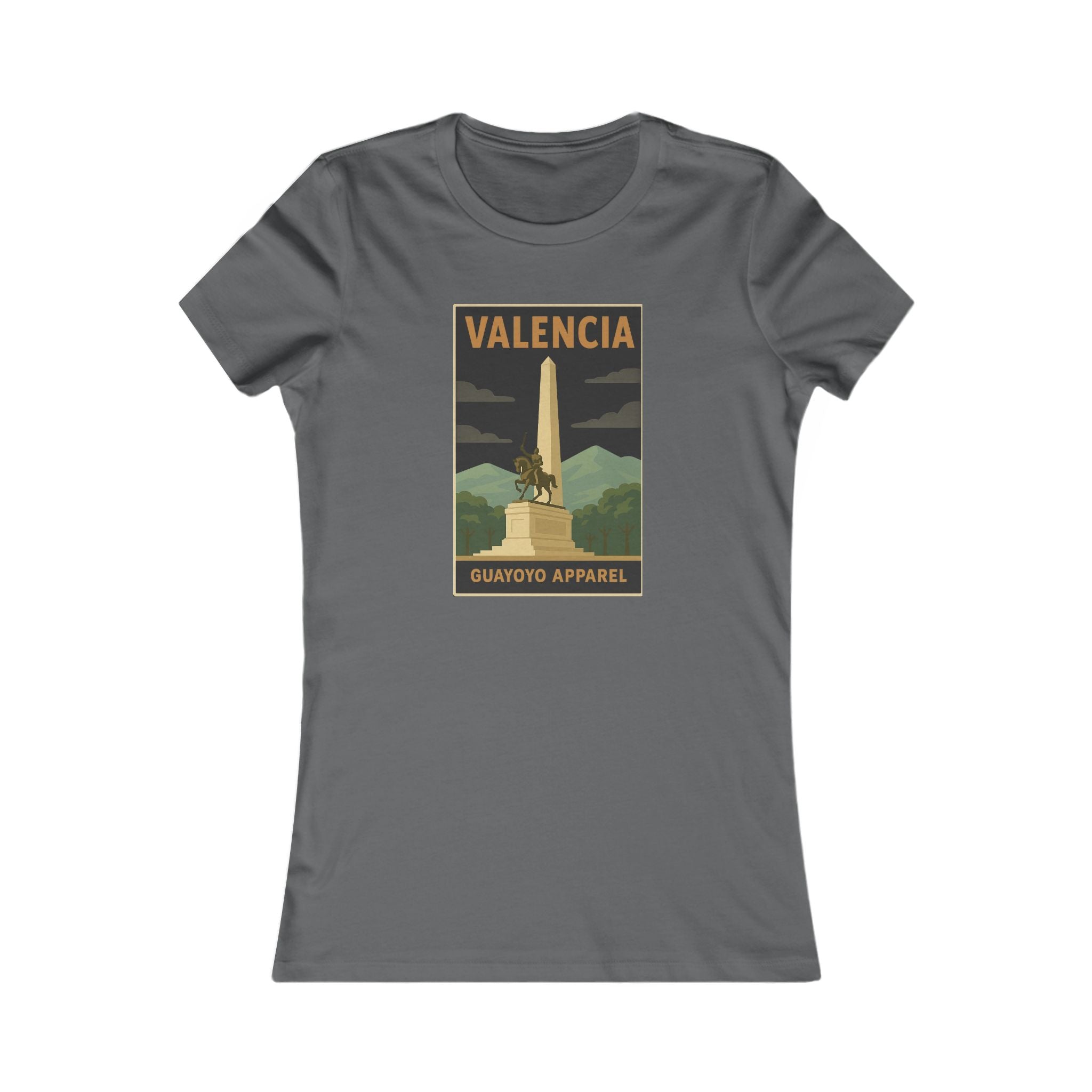 Valencia Monument Vintage Graphic Tee — Women's Travel T‑Shirt