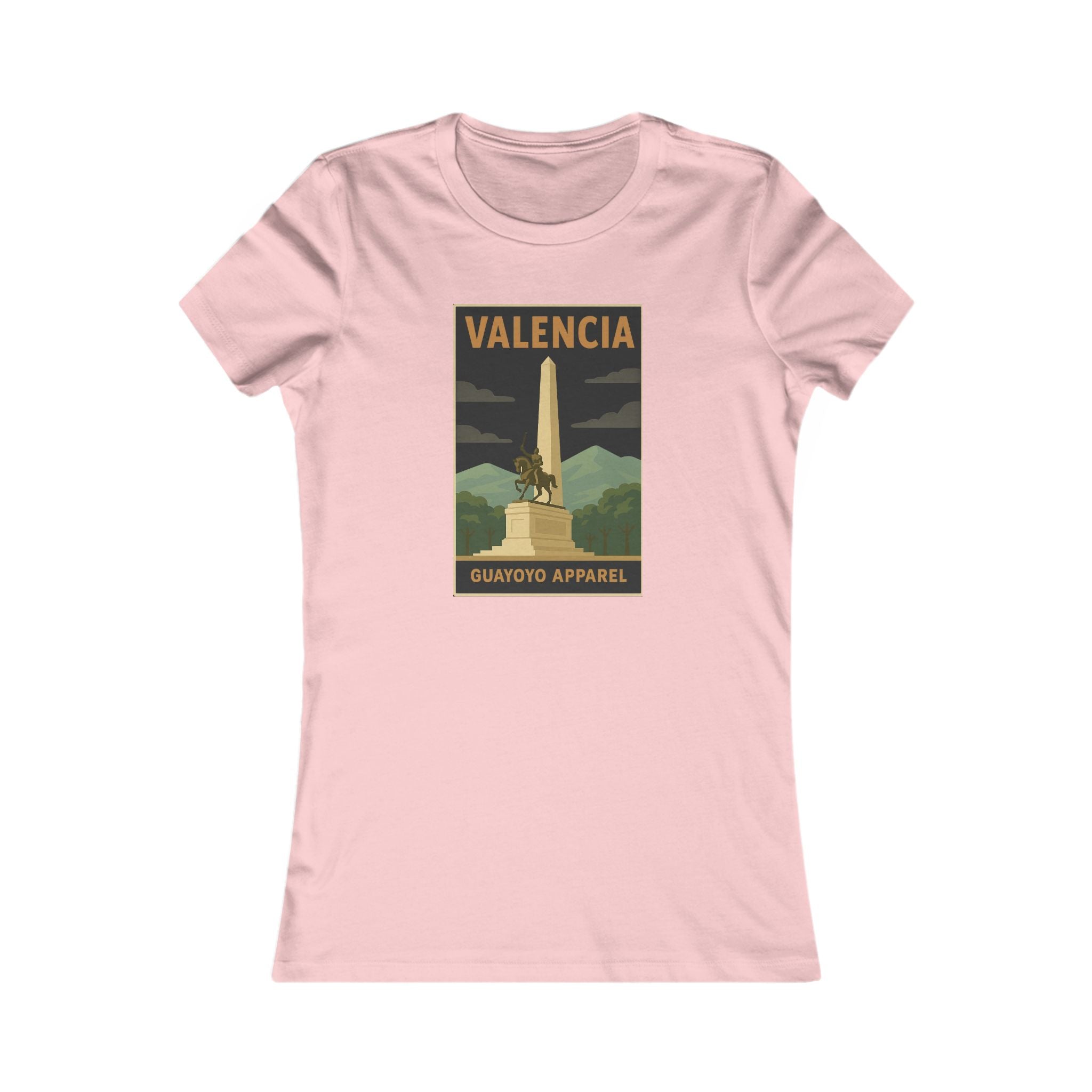 Valencia Monument Vintage Graphic Tee — Women's Travel T‑Shirt