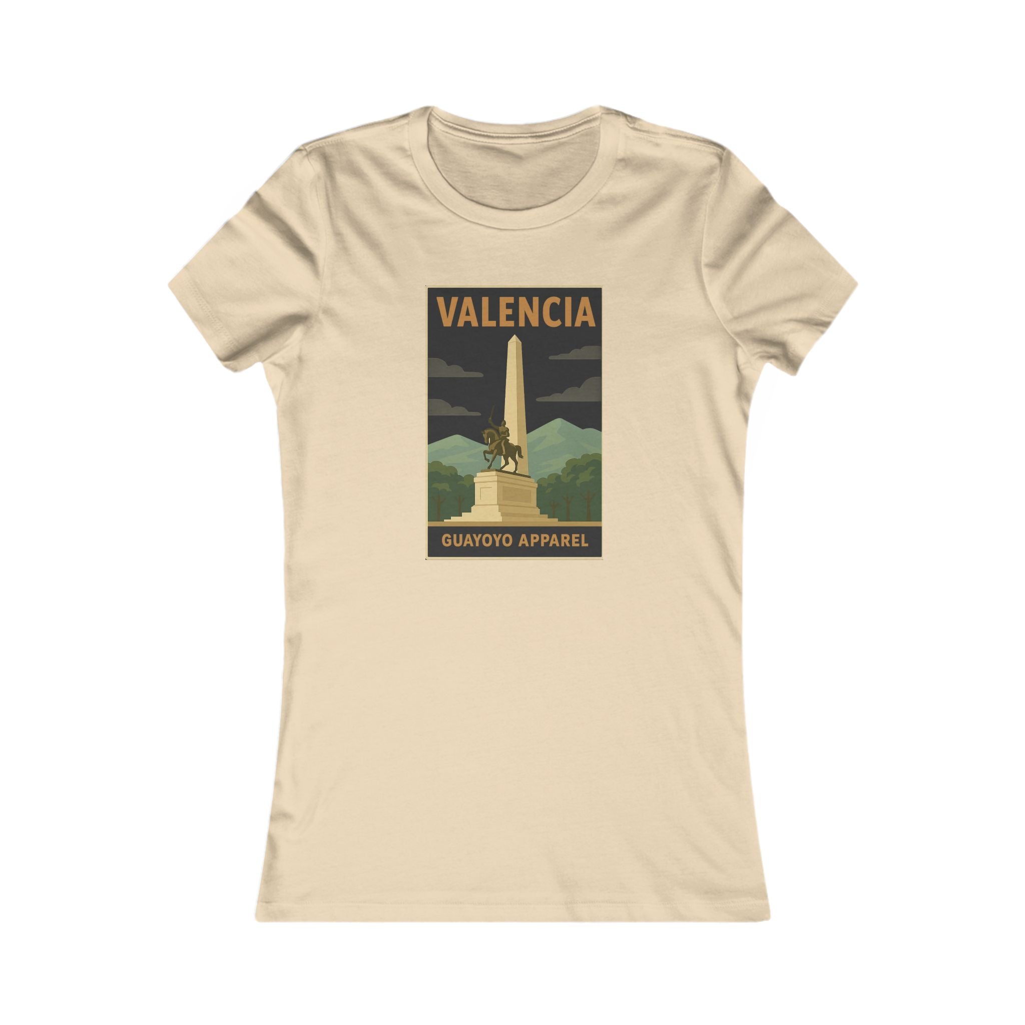 Valencia Monument Vintage Graphic Tee — Women's Travel T‑Shirt