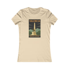 Valencia Monument Vintage Graphic Tee — Women's Travel T‑Shirt