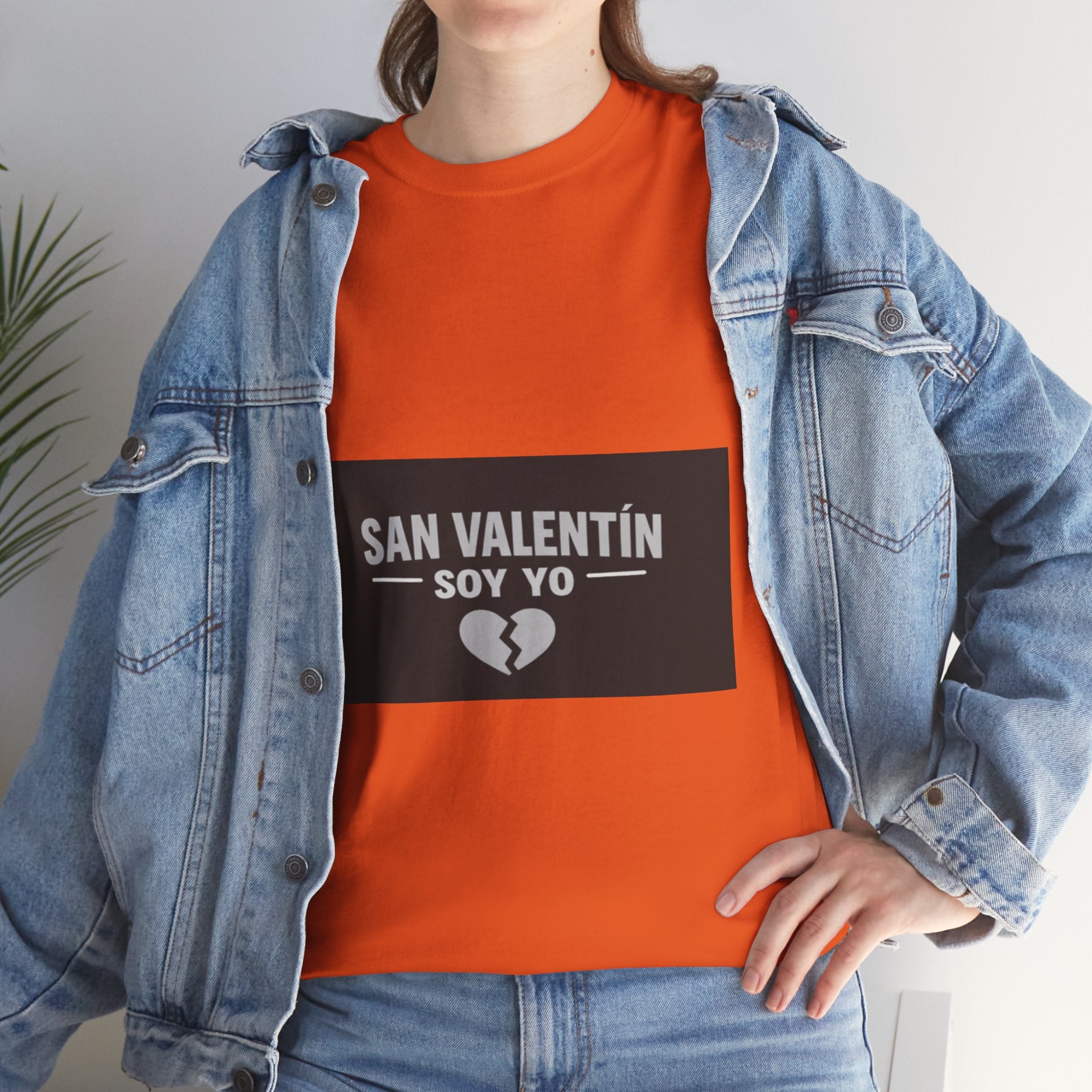 Valentine Soy Yo T-Shirt — "San Valentín Soy Yo" Broken Heart Tee