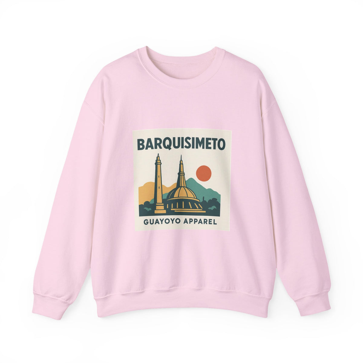 Barquisimeto Landmark Sweatshirt — Retro Cityscape Guayoyo Apparel