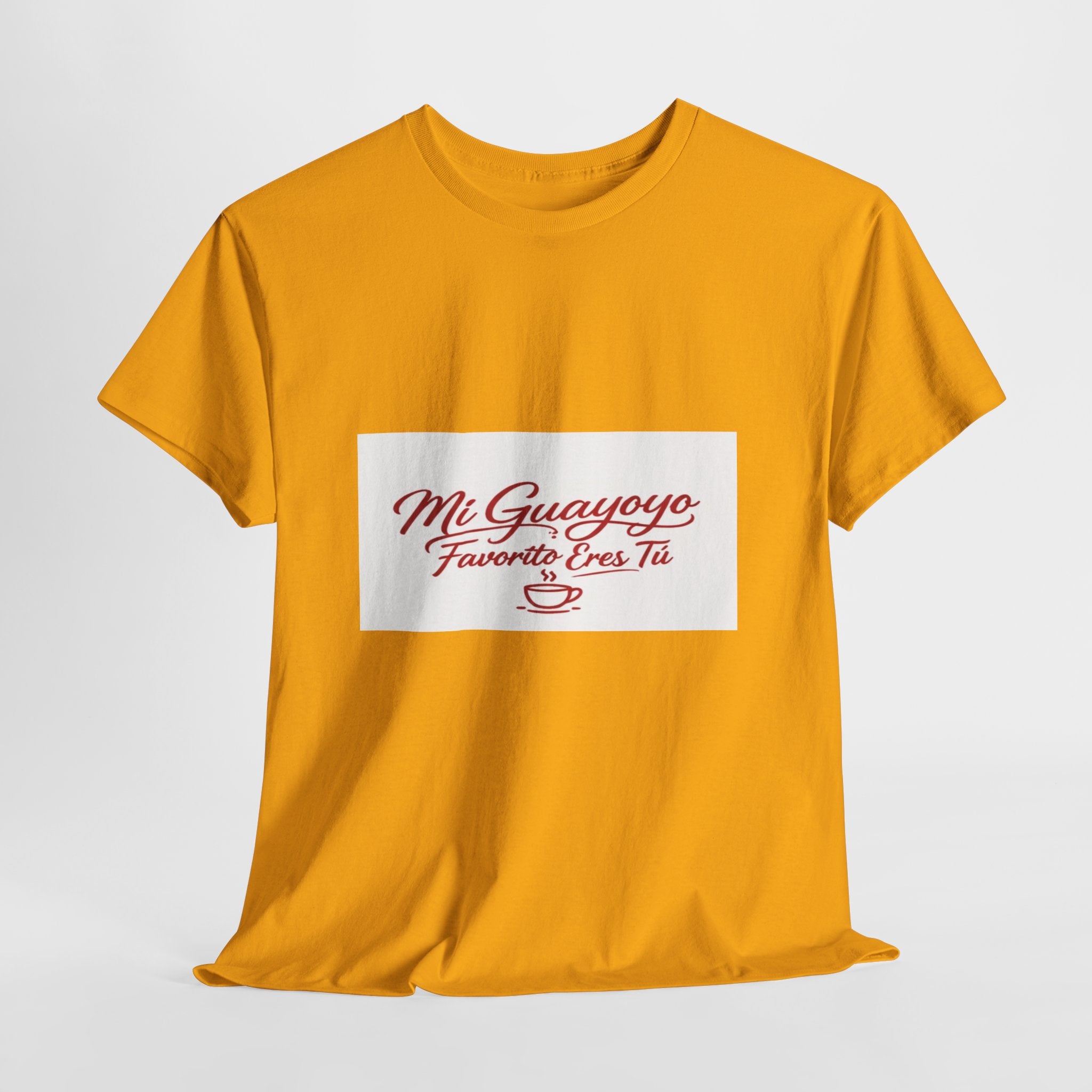 Mi Guayoyo Tee - "Mi Guayoyo, Tu Favorito Eres Tú" Coffee Lover Shirt