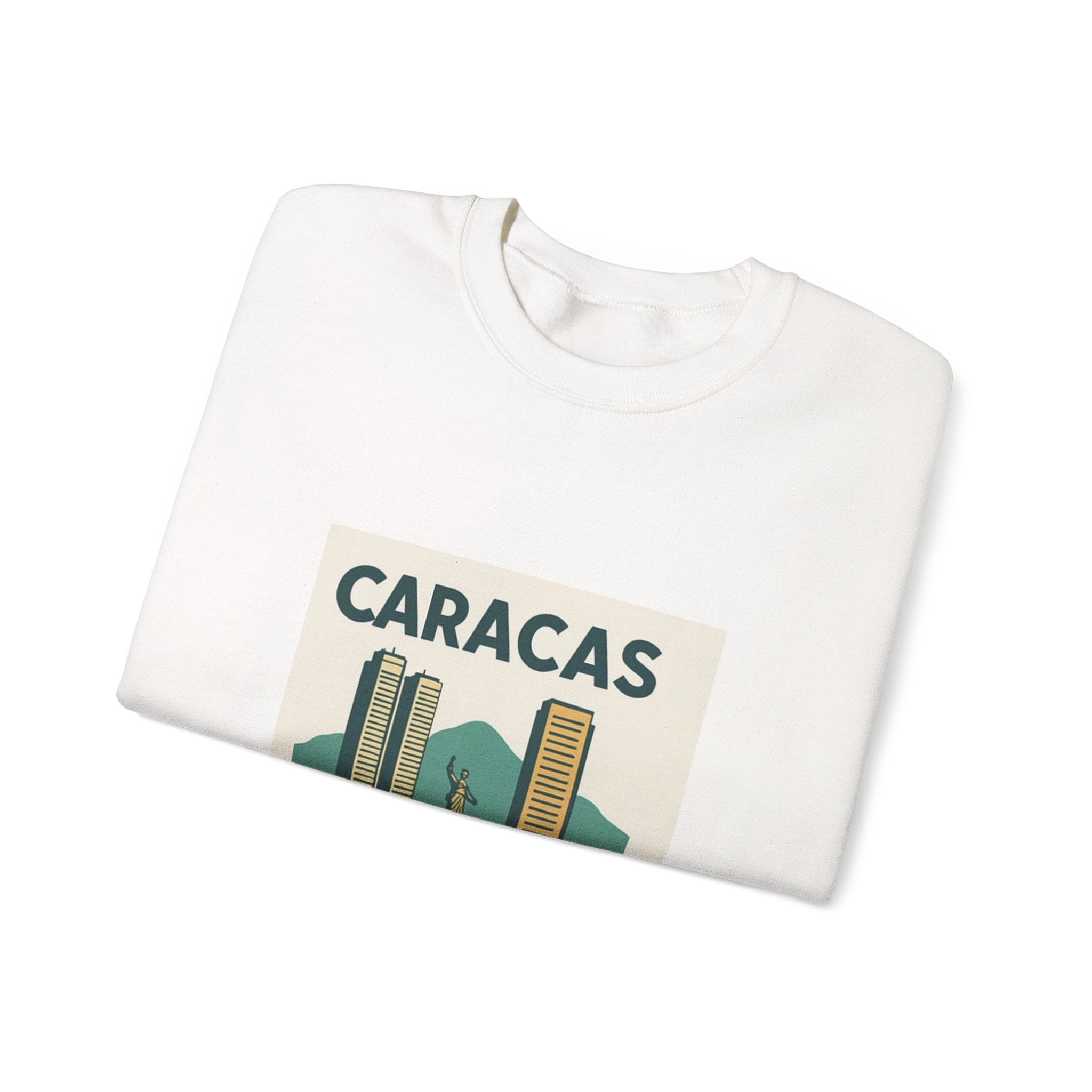 Caracas Vintage Skyline Sweatshirt — Guayoyo Apparel Crewneck
