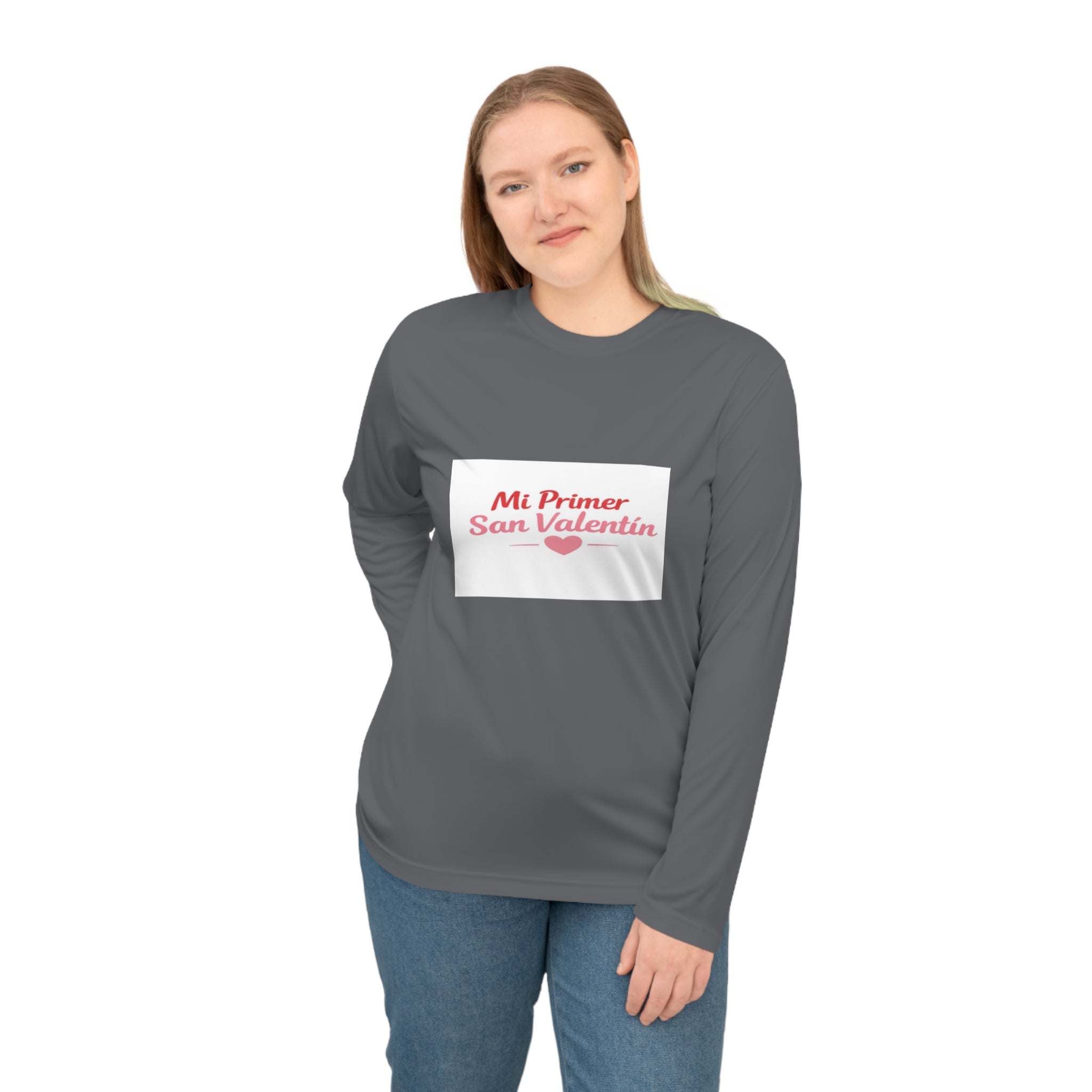 'Mi Primer San Valentín' Long Sleeve Shirt – Baby's First Valentine Performance Tee