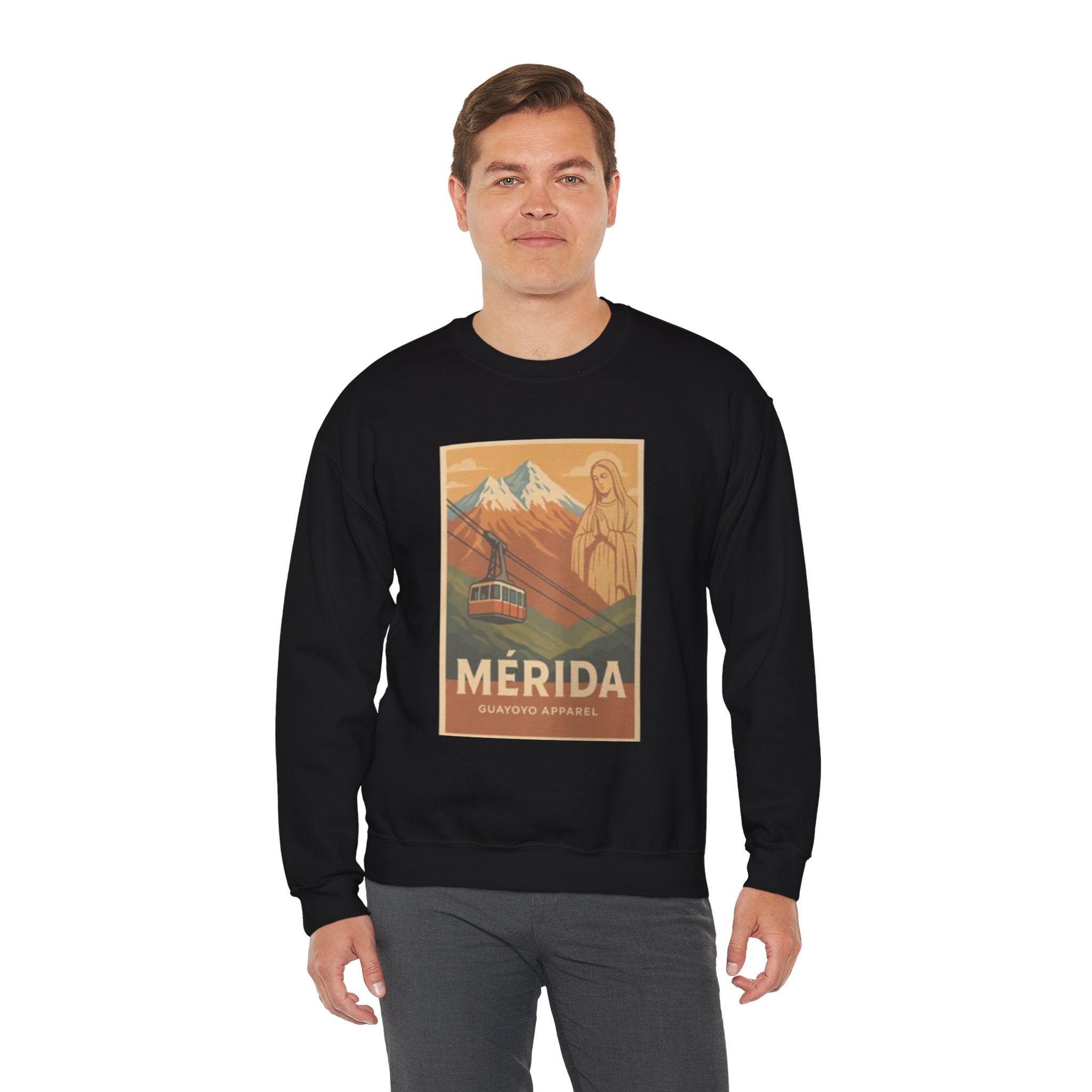 Mérida Cable Car Vintage Poster Sweatshirt